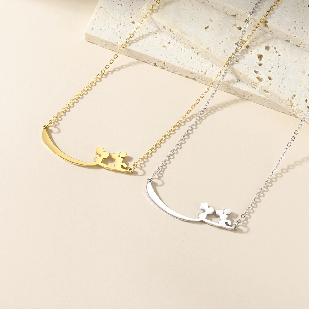 Dawapara Persische iranische Liebe Eshgh Farsi Halskette Persische Kalligraphie Halskette Edelstahl Schmuck Neujahrsgeschenk – Detail 40