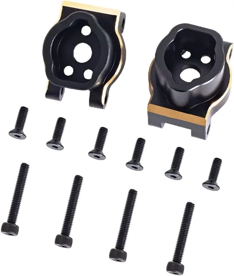 AMK TRX4 황동 카운터 웨이트 포털 액슬 하우징 1/10 RC 크롤러 TRX6 TRX-4 Bronco Defender 업그레이드(TRX4용 8 in 1 세트)