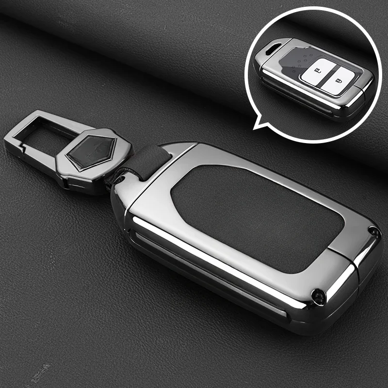 Fashion Car Key Case Cover for Honda Crv Binzhi Ling Pai XRV Xiangyu Smart Remote Protector Keychain Interior Accessories