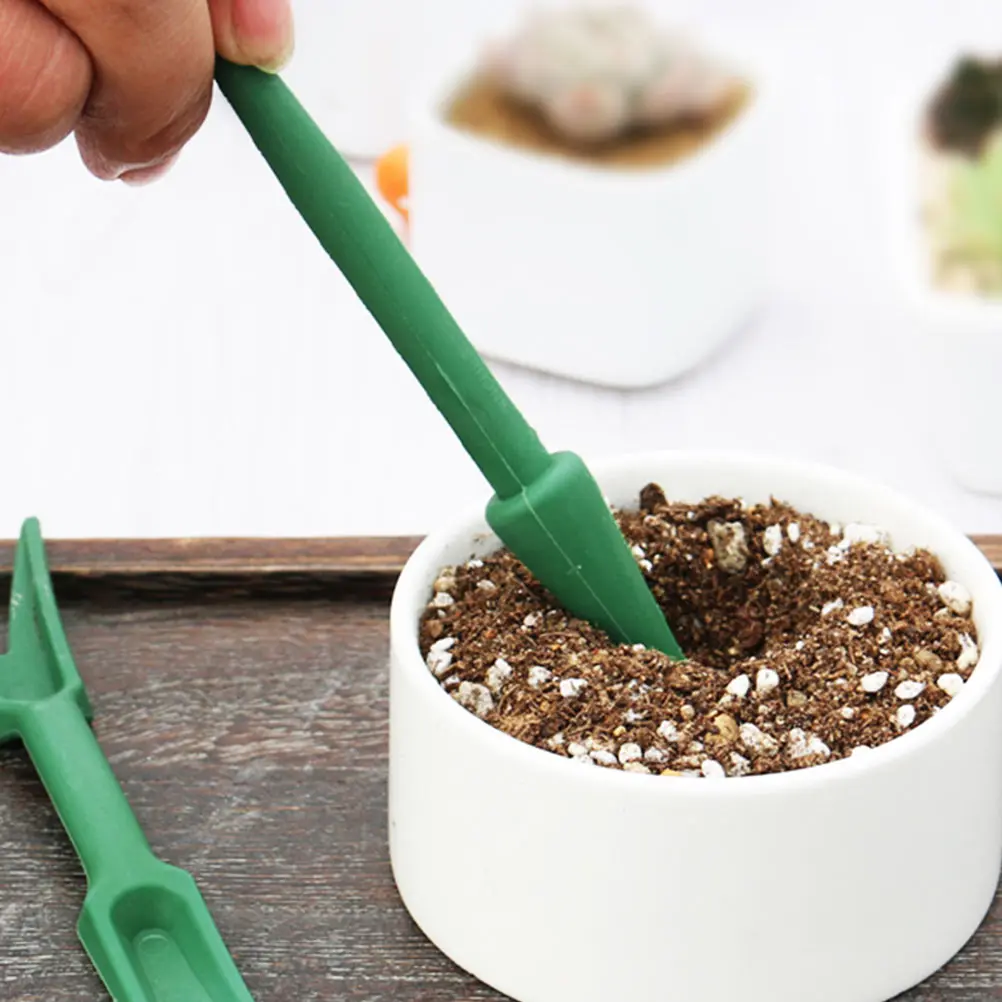 

1 set 1 Set Succulent Transplanting Nursery Dispenser Widger Dibber Garden Planting Tool Kit Seeder Transplanter Plastic Widger