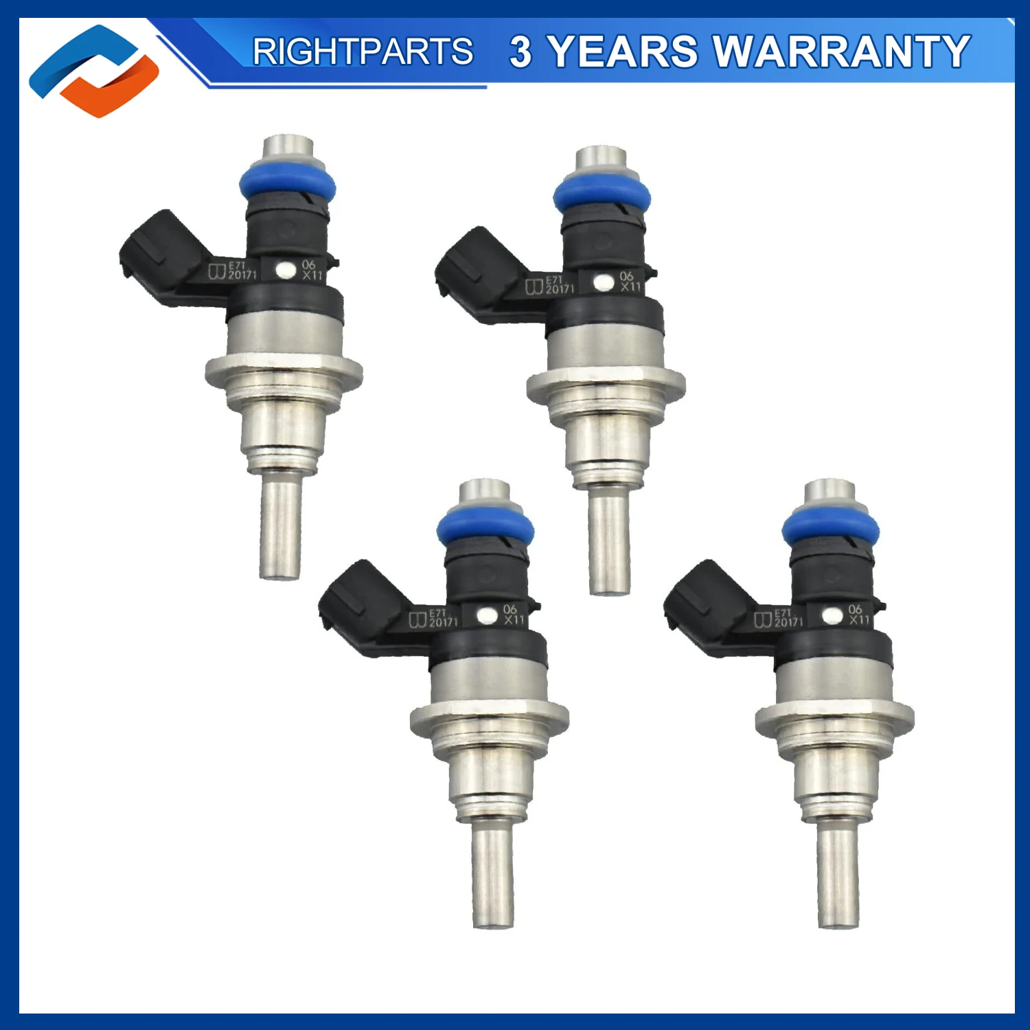 4PCS E7T20171 Fuel Injectors For Mazda Speed 3 6 CX-7 2.3L 2006-2013 L3K9-13-250A L3K913250A 4G2143