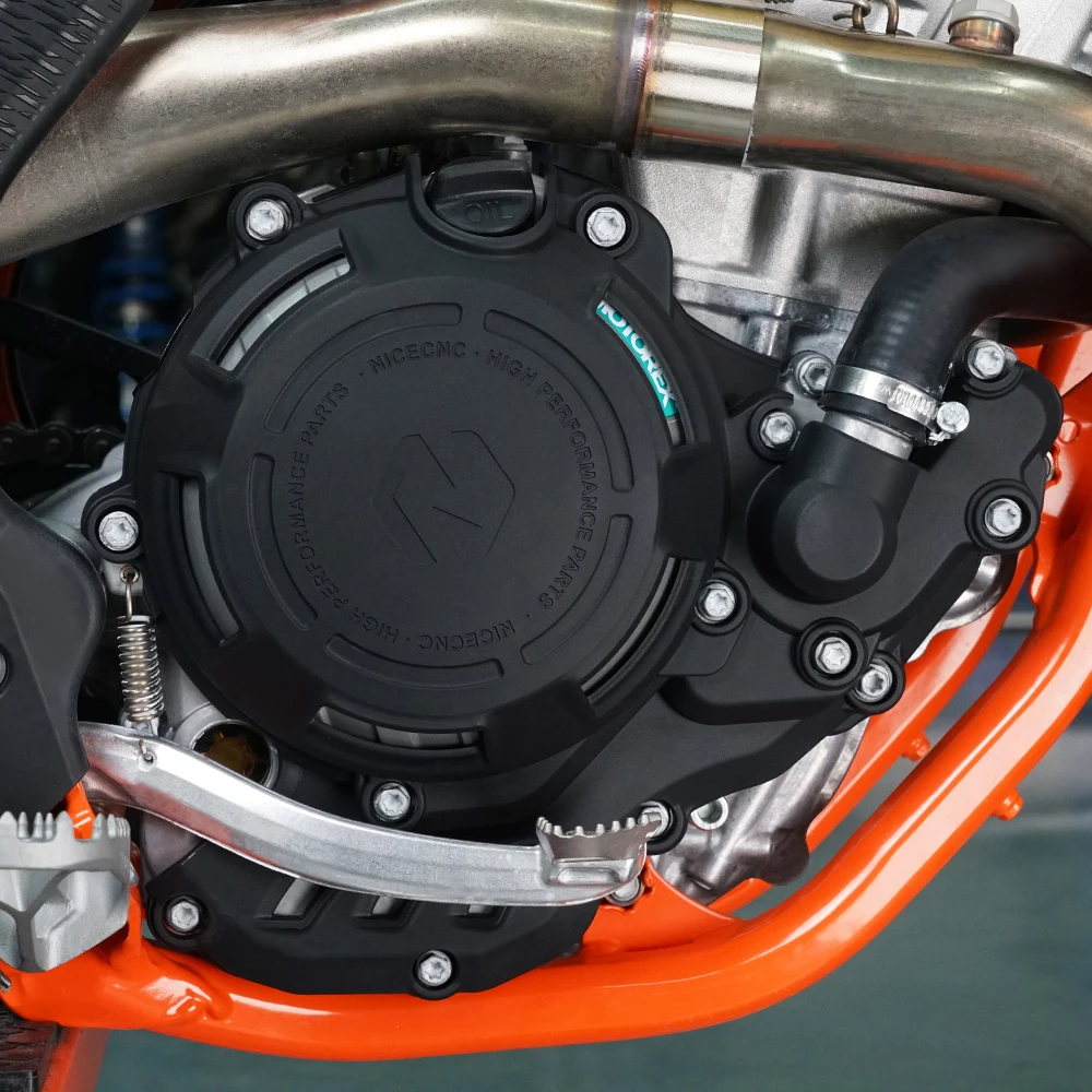 NICECNC For KTM EXC-F 350 Husqvarna FE 350 2017-2023 GasGas EC 250F EC 350F 2021-2023 Clutch Protector Ignition Guard Cover