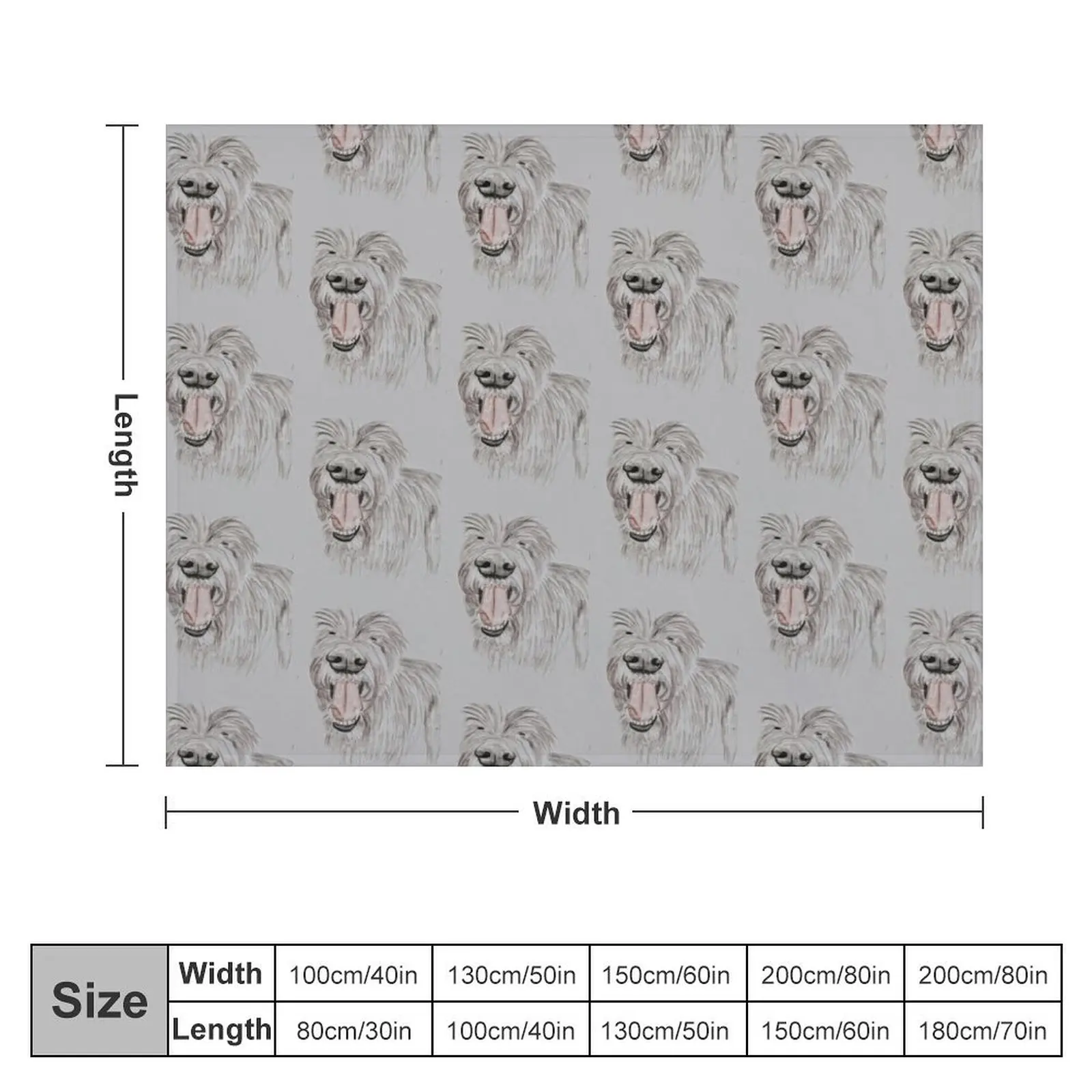 Happy Deerhound Throw Blanket cosplay anime halloween Soft Beds Blankets