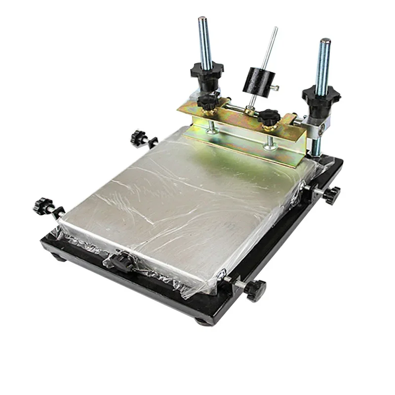 45*60CM Fingerprint Table Manual Screen Printing Machine Screen Print Equipment Four Types of precision