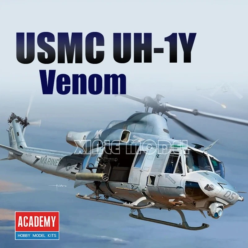 

Комплект модели самолета Academy в сборе 12138 Venom UH-1Y, оружие США, 1/35