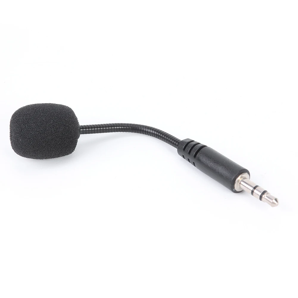 Mobile Phone Mini 3.5mm Interface Flexible Microphone Stereo Mic for PC Laptop