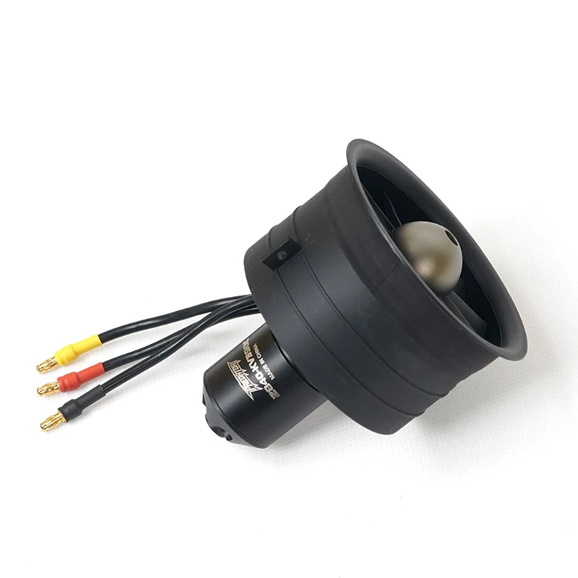 FMSRC 64mm 3S V2 Pro ventilador con conductos EDF Jet 11 aspas con Motor 2840 KV3900 (opcional) sistema de alimentación del motor RC avión modelo