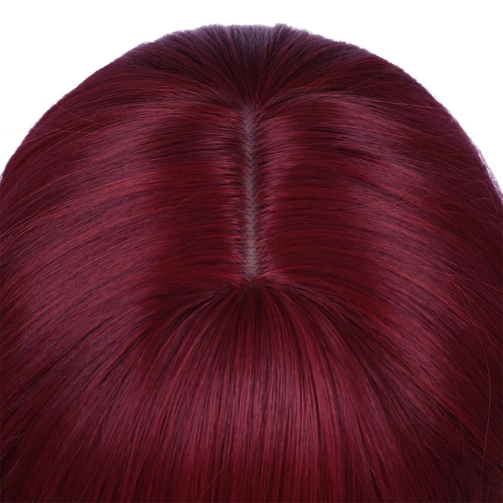 Claret Short Bob Wigs With Thin Bangs For Women Cosplay Colorful Wigs Shoulder Length Curled Wigs Loose Wave Short Wig