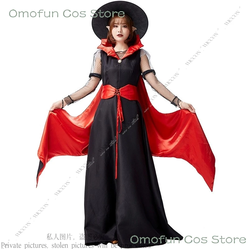 Halloween Kostüm Königin Kleid Ampire Kostüm Vampir Fledermaus Maskerade Show Teufel Kostüm Frau Kleid Korsett Halloween Königin