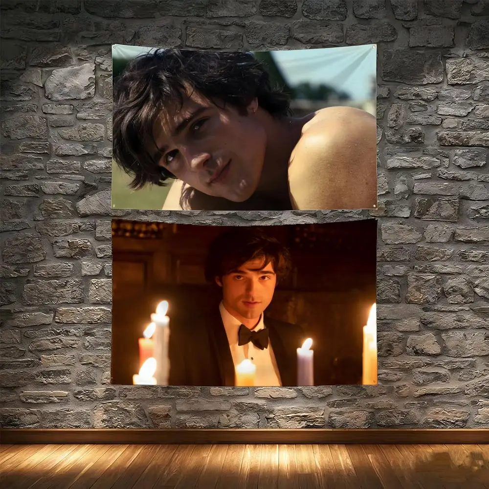 Movie Star J-Jacob Elordi Flags Tapestry Creative Pattern Photo Living Room Wall Art Party Outdoor Decor