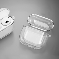 Transparent Earphone Case For Airpods 4 3 2 1 Generation Cases Hard PC Clear Headphone Cover For Airpods Pro 2 Shockproof Bags