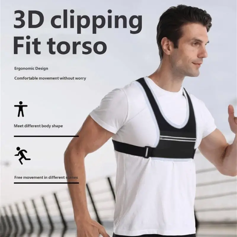 

Reflective Crossbody Bag Running Chest Bag for Men Women with AntiTheft Design for Hiking Travel and Daily Use 24BD