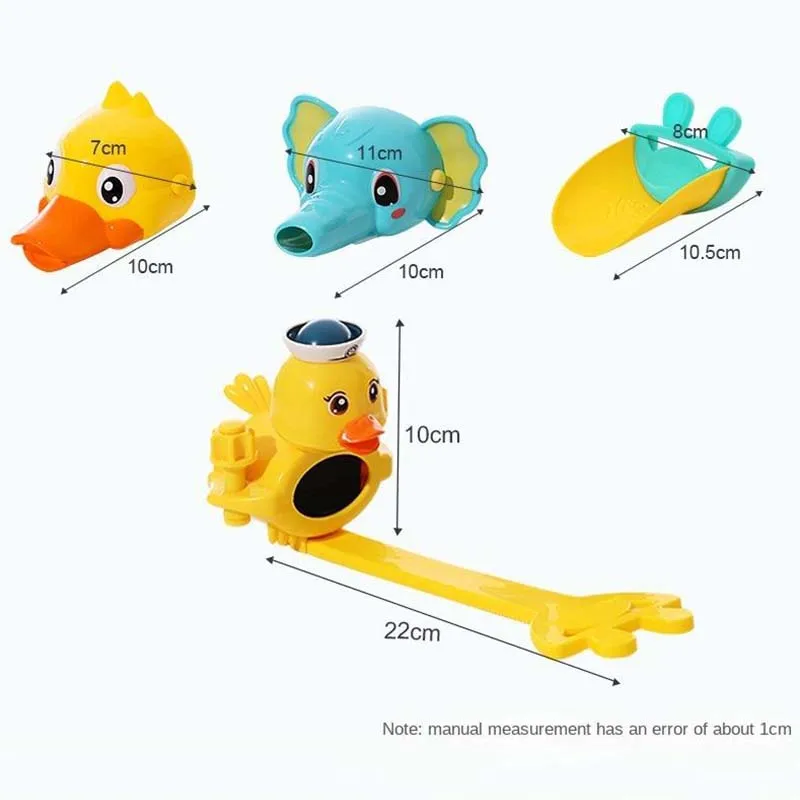 Cartoon Duck Kitchen Convenient Device for Baby Washing Faucet Extender For Kids Hand Washing In Bathroom Sink