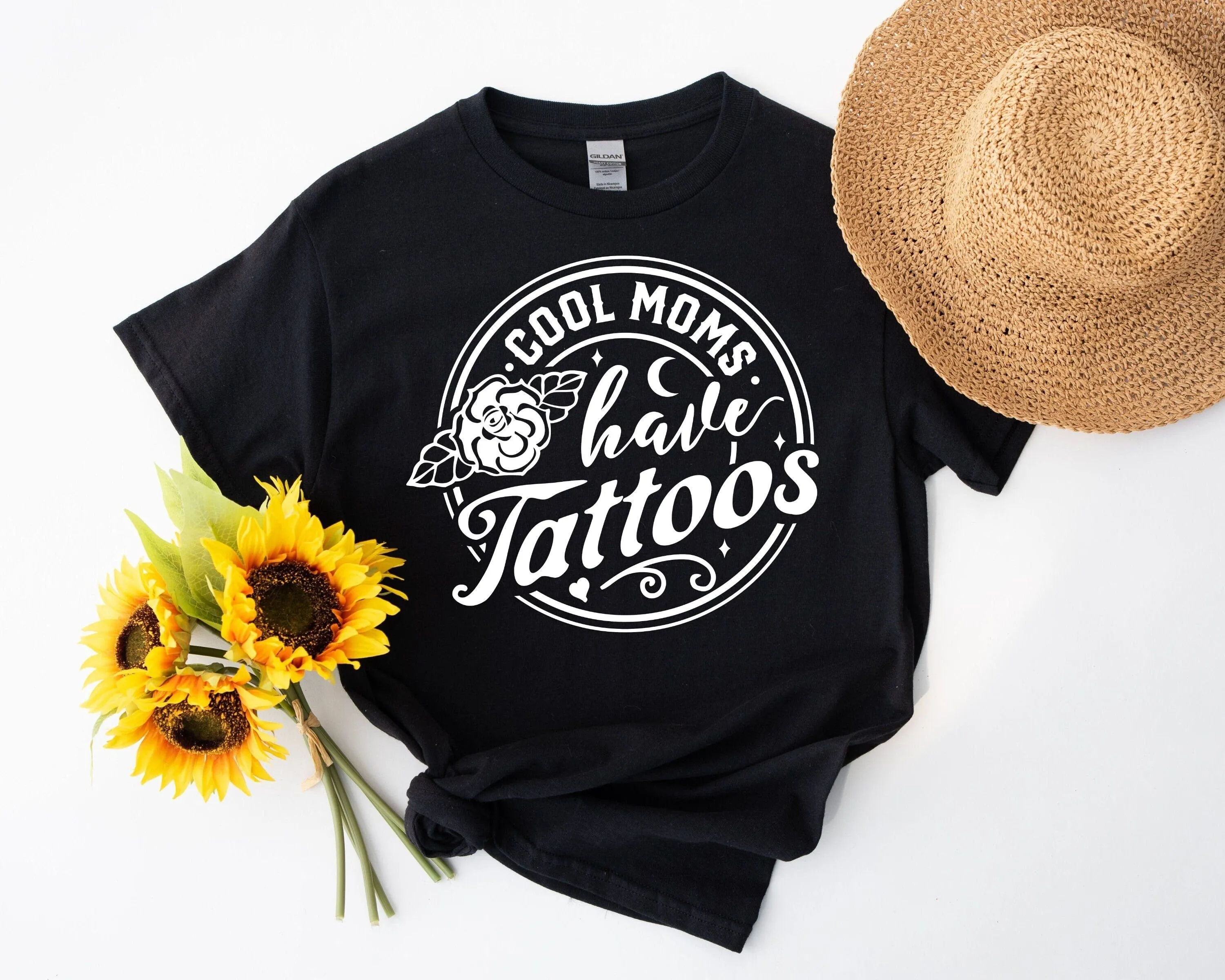 Tattoo T Shirt Cool Mom Lover S Inked Tattooed Mama