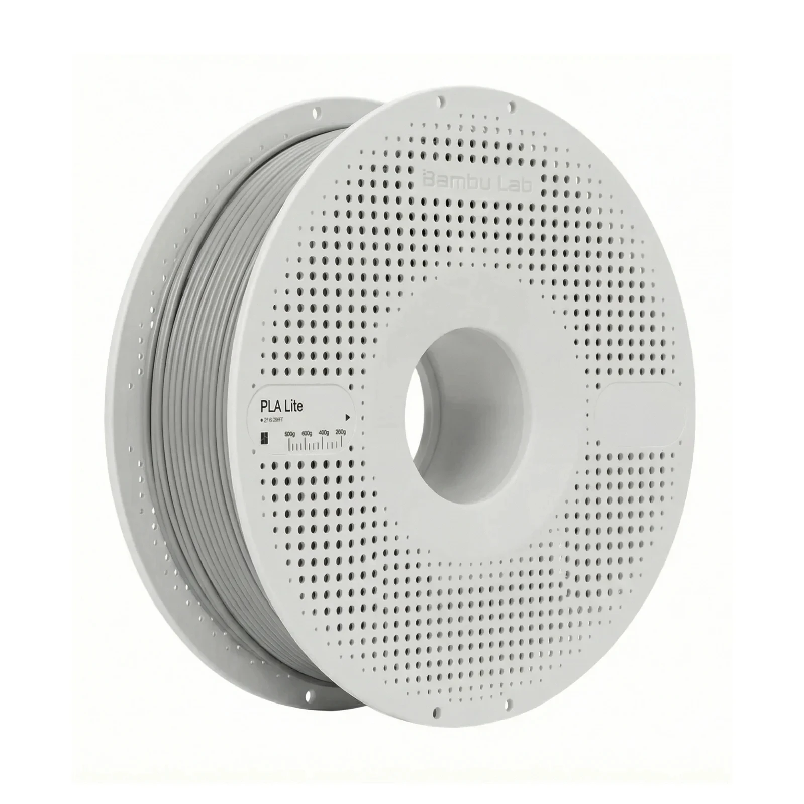Original Bamboo Lab PLA Lite With Spool 1.75mm 1kg 3D Printer Filament, Matte Finish, RFID Smart Recognition, RoHS Certified