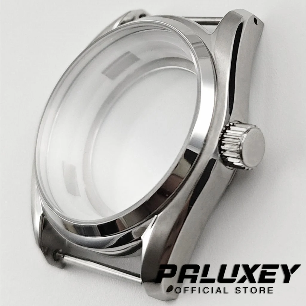NH35 39.5mm GS Baihualin Modified Watch Fit 33.5mm Dial Waterproof Sapphire Crystal Watch Case for NH34 NH35 NH36 NH38 Movement