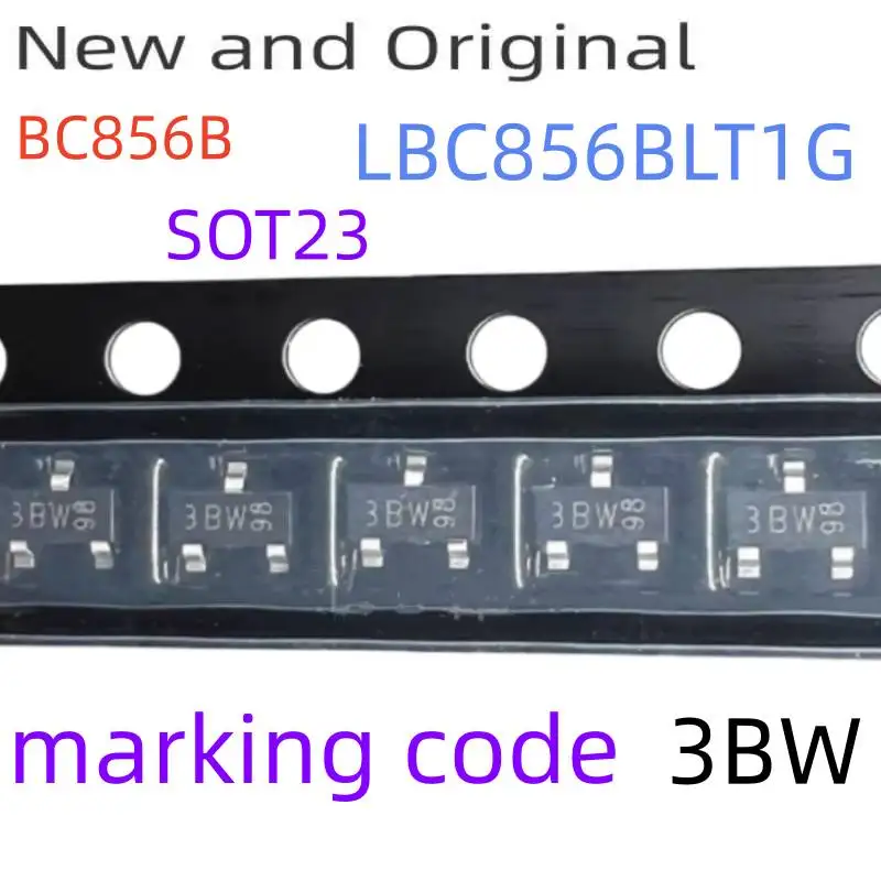 

Bc856B Lbc856Blt1G Sot23 65V 100Ma Pnp General Purpose Transistors Marking Code 3B