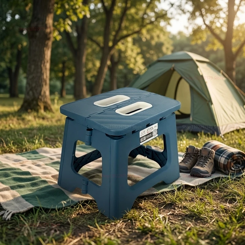 Outdoor Picnic Camping Fishing Stool, Portable Bench, Train Chair, Folding Chair Simple Thickened Folding Stool, Mini Portable view 6