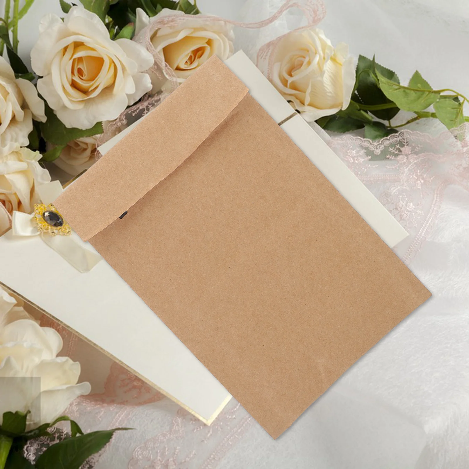 

50Pcs Paper Mailer Padded Envelopes Kraft Shipping Bags Double Layer Small Packaging Pouch Packing Envelopes for Shipping