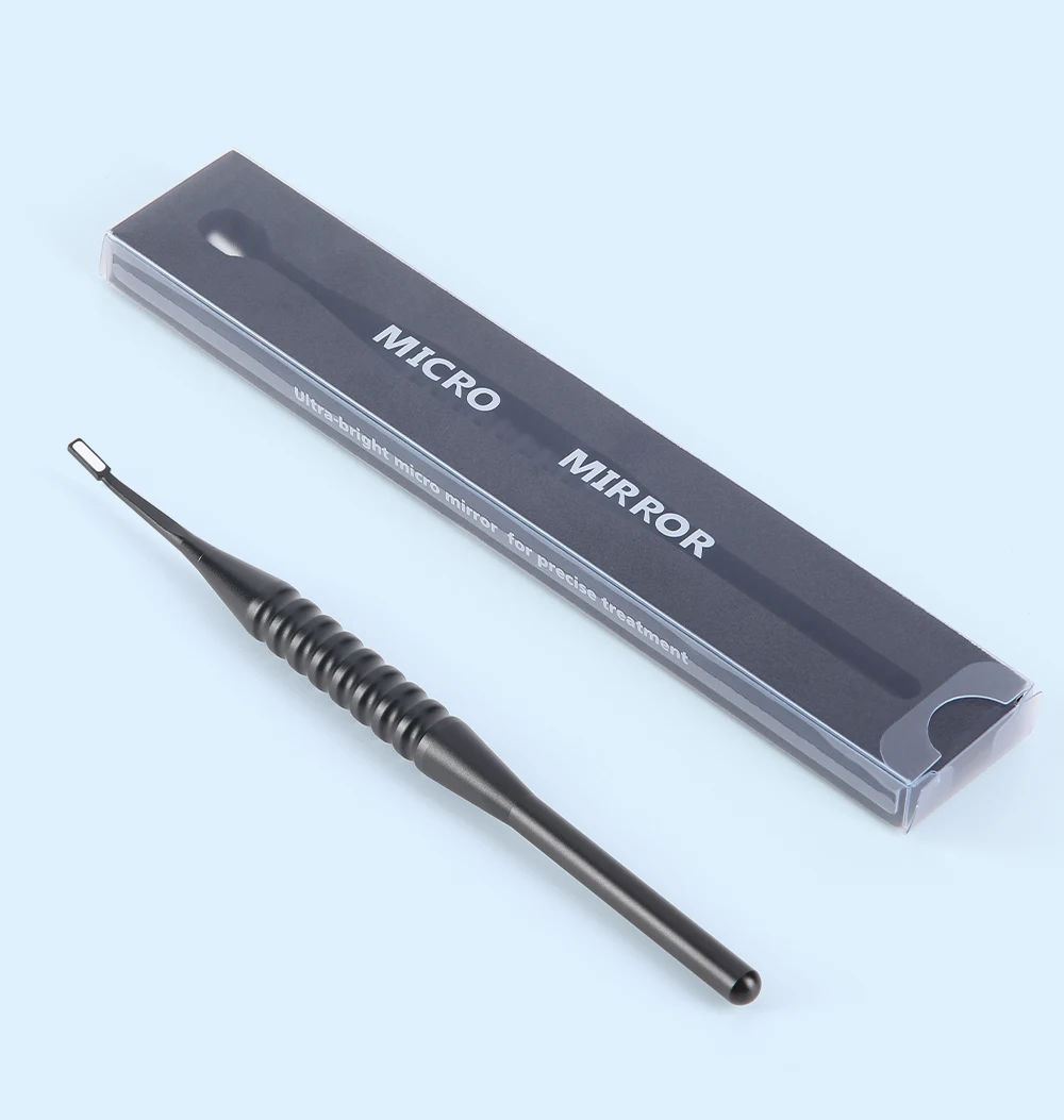 AZDENT Dentaler Mikro-Mundspiegel 2mm/3mm/5mm Sterilisierbarer Anti-Beschlag-Reflektor Odontoskop-Untersuchungsspiegel mit abnehmbarem Griff – Detail 10