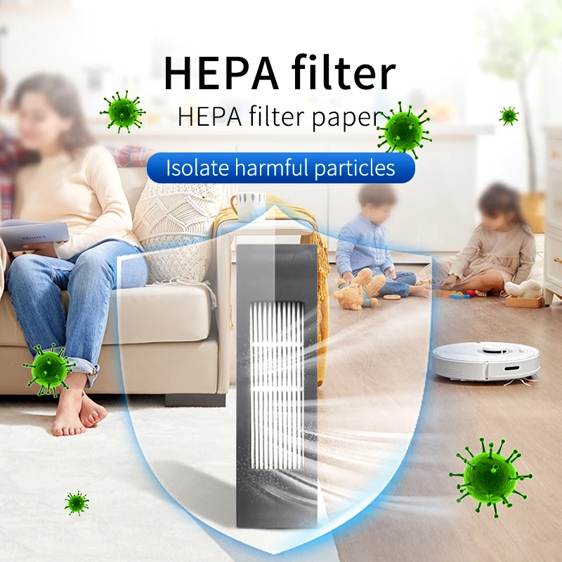 Untuk Ecovacs T8 N8 Pro Roller sikat sisi utama, pel Filter HEPA kain pembersih debu kantong vakum Aksesori pengganti Robot