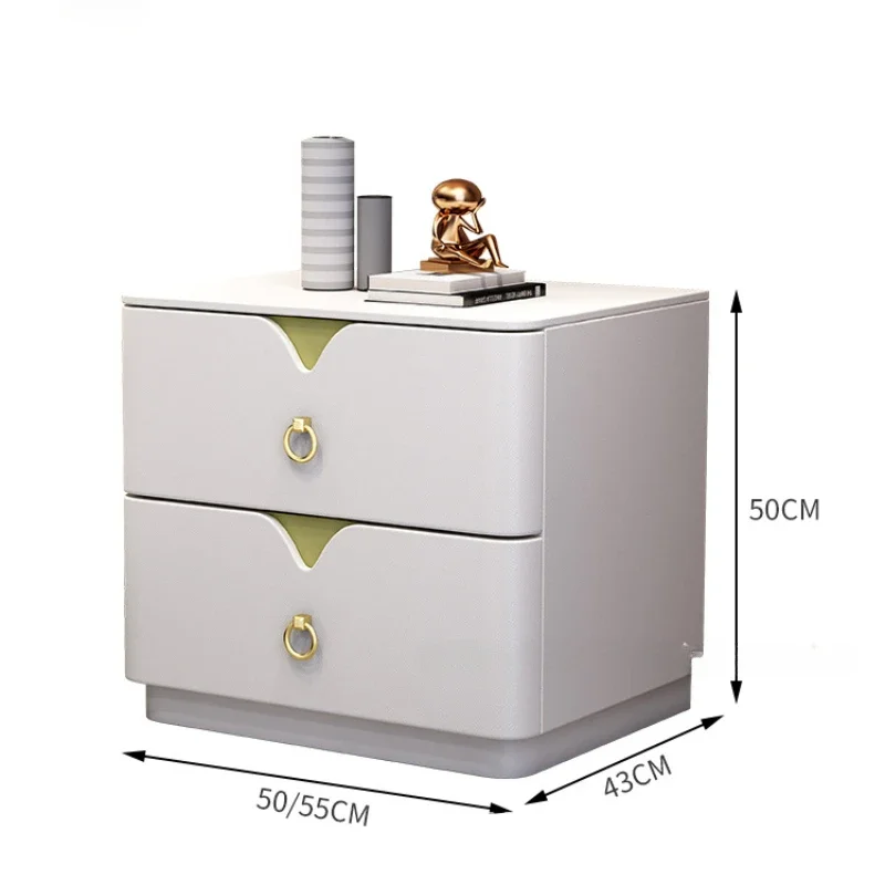 Cabinet Storage Living Room Bedside Table Bedroom Closets Night Stand Floating Nightstand Cute End Tables White Side Bed Locker image 6