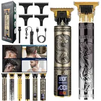 2024 Hot Sale Wireless Usb Rechargeable Men Electric Beard Barber Shop Body Professional Hair Cut Clipper Trimmer Cutter Machine