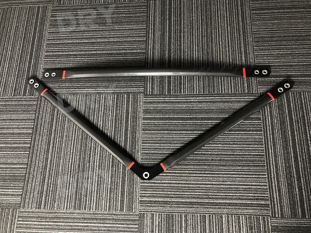 Dry Carbon Fiber Engine Bonnet Hood Engine Strut Brace Tower Bar For BMW G87 G80 G81 G82 G83 2021+ Engine Tripod Stabilizer Bar