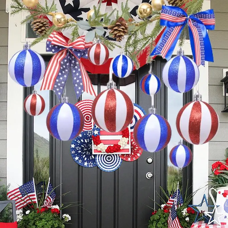 Independence Day Decorations Citizenship Party Decorations 20pcs American Decor Vibrant 4th Of July Decorations Indoor American