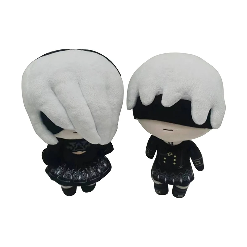 

23Cm Anime Nier:automata 2B 9S Plush Toy Fufu Dolls Collection Plush Toys for Kids Gift