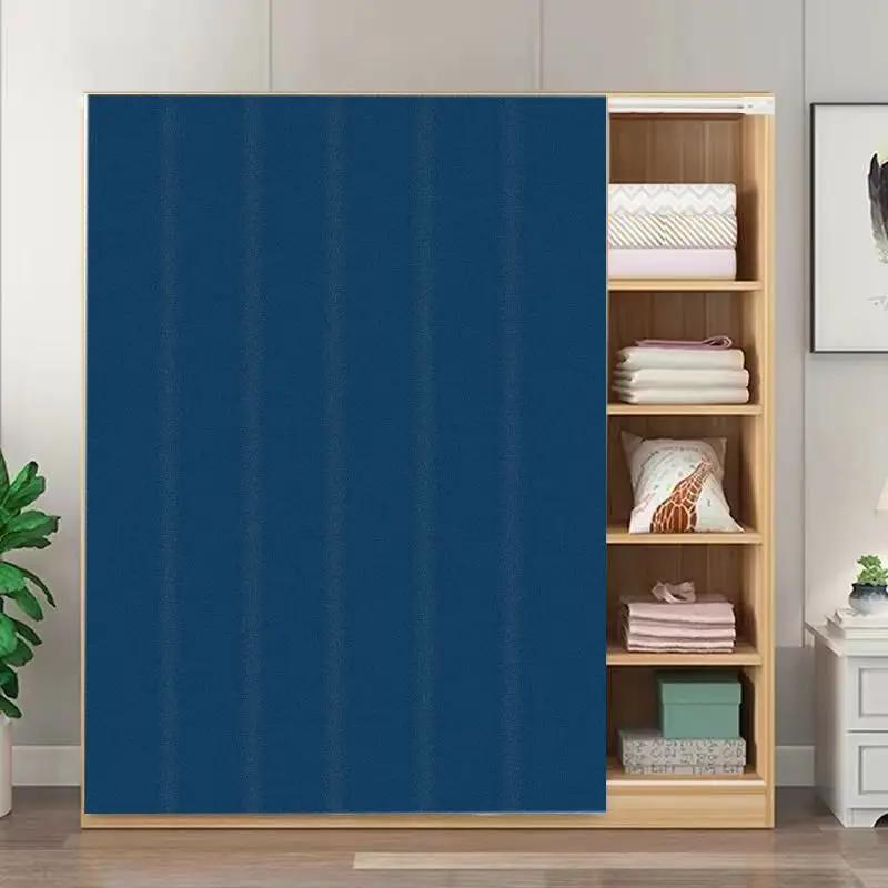 VIKAMA Monochrome Solid Noren Curtain Japanese Style Minimalist Wardrobe Closet Organizer Partition Door Divider Decor