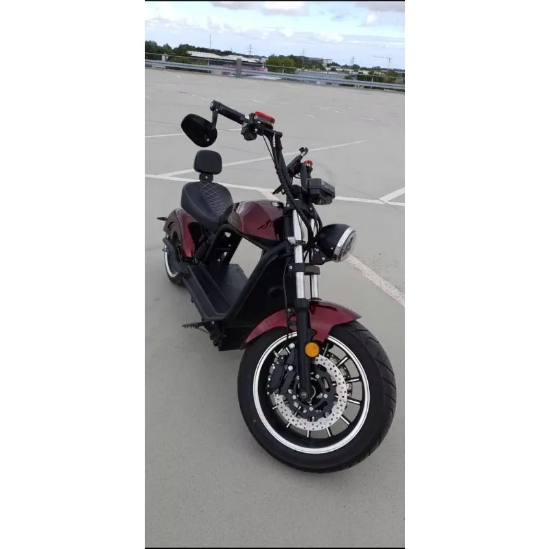 HL-6.0 EEC/COC 3000W-4000W 45AH-55AH Citycoco, Adult Chopper 2-Wheel Big Battery Max Motor