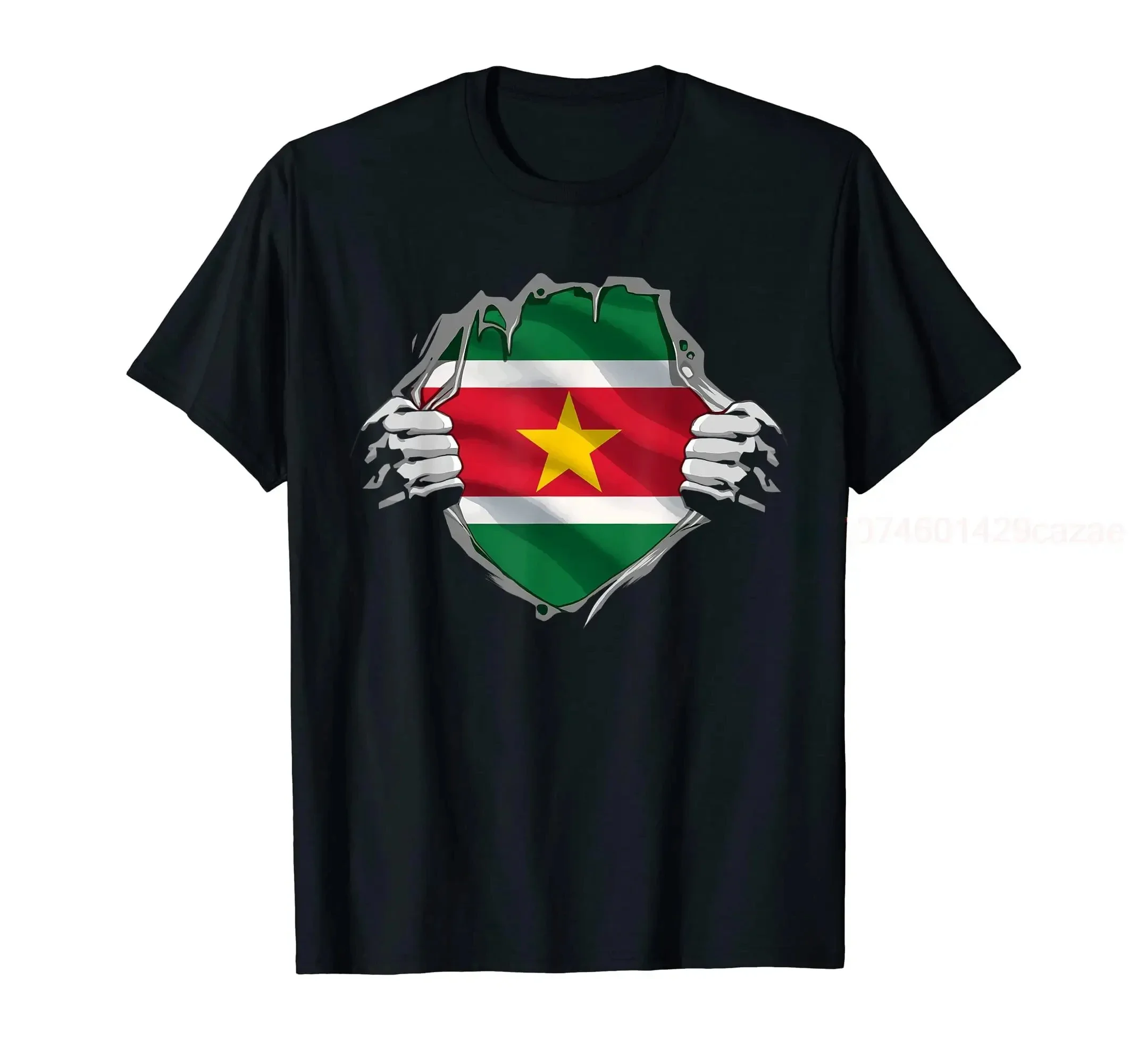100% Cotton Super Surinamese Heritage Proud Suriname Roots Flag T-Shirt MEN WOMEN UNISEX T Shirts Size S-6XL