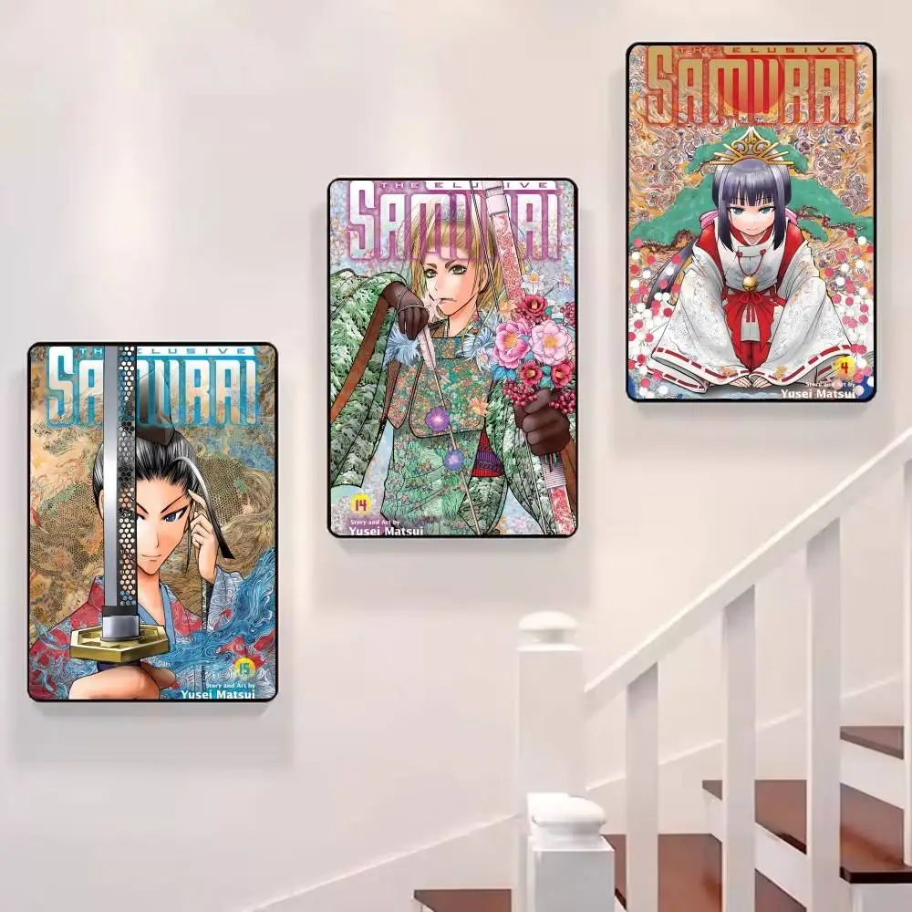 انمي ياباني الساموراي الإلكترونية عالية الجودة الملصقات الجمالية طلاء جدران ملصقات للمهاجع وغرفة المعيشة ديكور