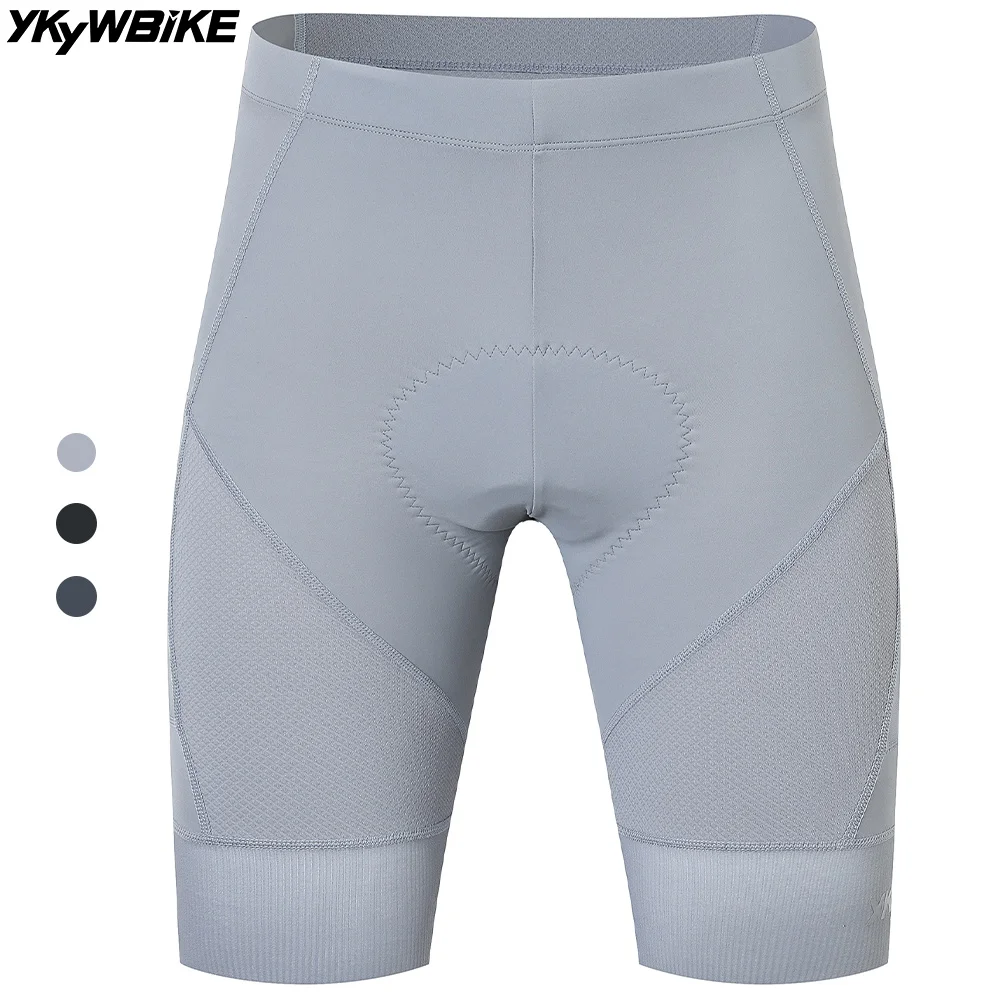 

YKYWBIKE Men's Cycling Shorts Summer Bottom 2 Pockets Riding Clothing Pro Team Road Bike Shorts Bicycle MTB 3D Padded