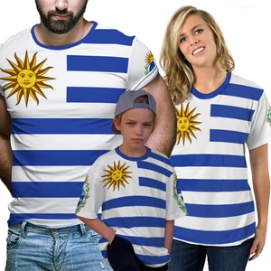 T-shirt futbol bayrağı uruguay, t-shirt spor erkek ve kadın kısa kollu hediye hayranları için futbol, futbol, amblem, uruguaylı, 3D baskılı Gömleğin ilk 10 satışı, uruguay, 3 numara