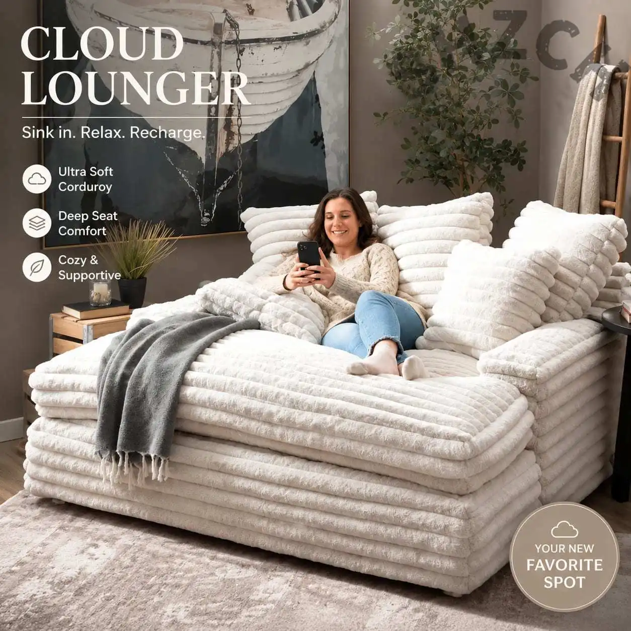 Modern Nordic Velvet Sofabed – Compact Foldable Sofa Bed with Thick Padding, Ideal for Living Room or Small Spaces
