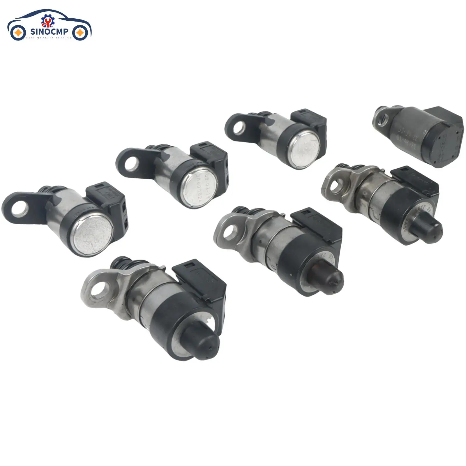 RE5R05A 31941-90X00 7PCS Shift Transmission Solenoid Kit Car Pressure Control Solenoids For 02UP (High Ohm) Nissan Pathfinder