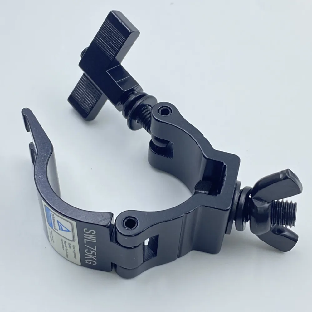 OD 35–38 mm Rohrschelle T-Mutter Schnellspannrohr Halbkupplungen Aluminiumlegierung Truss Mount Clamp Bühnenflügelknopf Easy Lock Klemmen