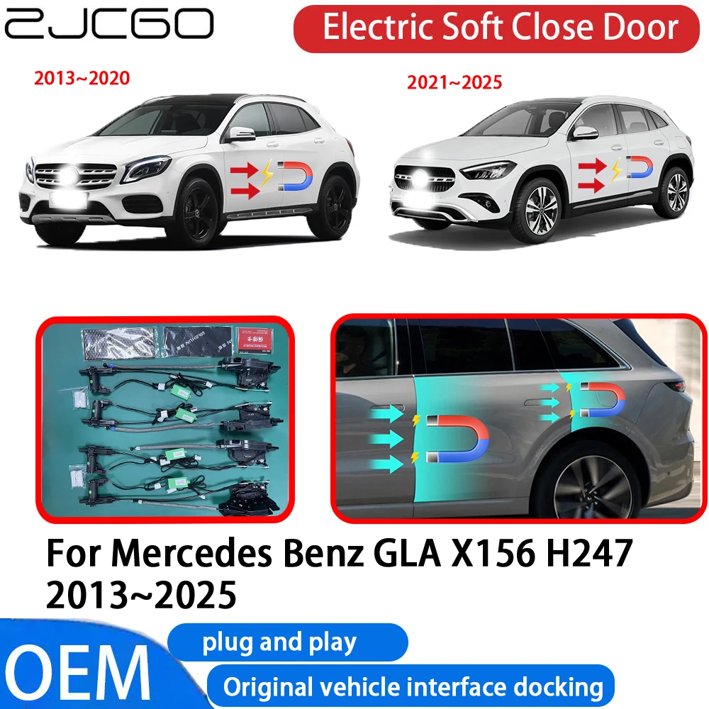 

for Mercedes Benz GLA X156 H247 2013-2025 Car Automatic Electric Soft Close Door Closer System OEM Plug and Play Comfort Closing