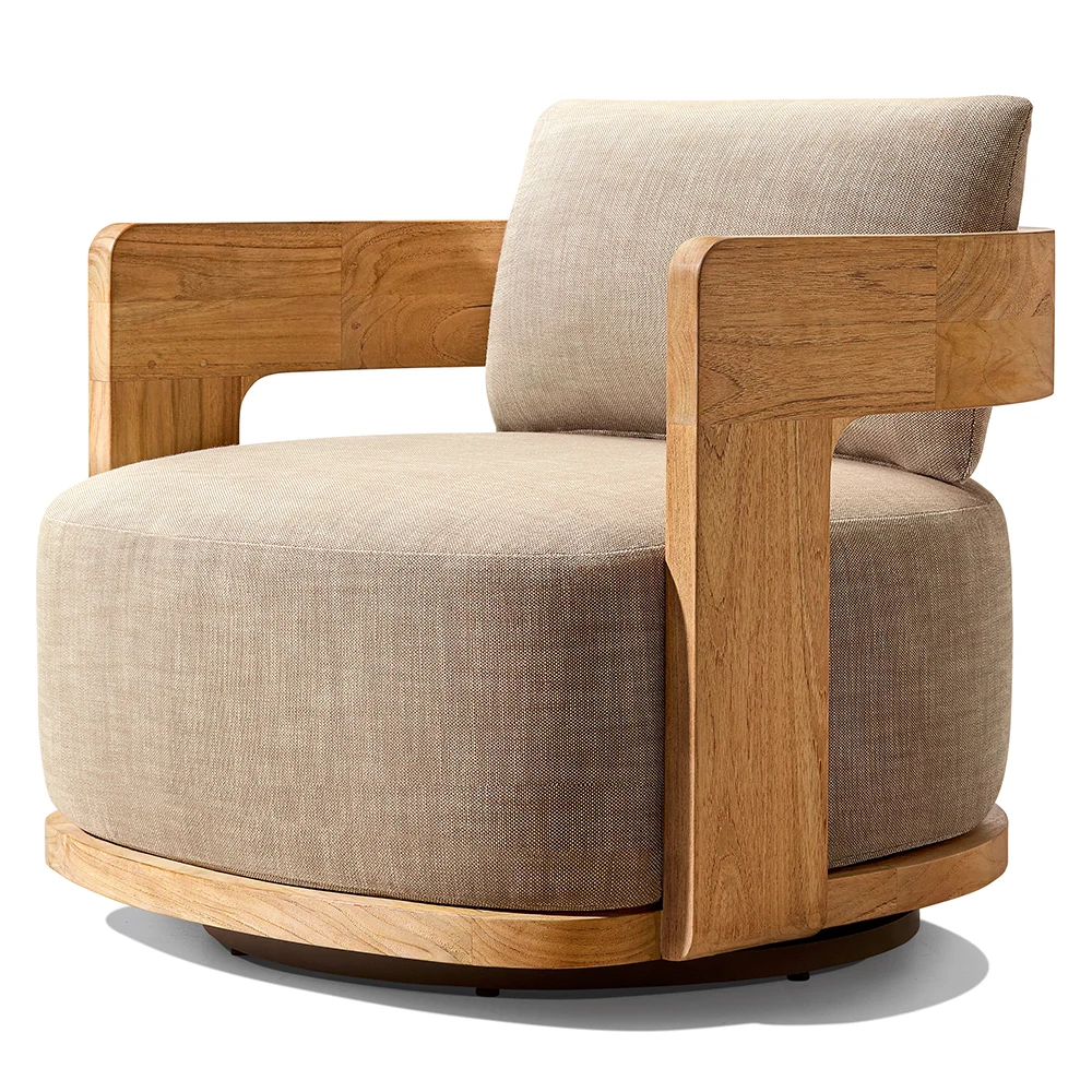 Outdoor Furniture Weatherproof - Conjunto de Sofá de Teca para