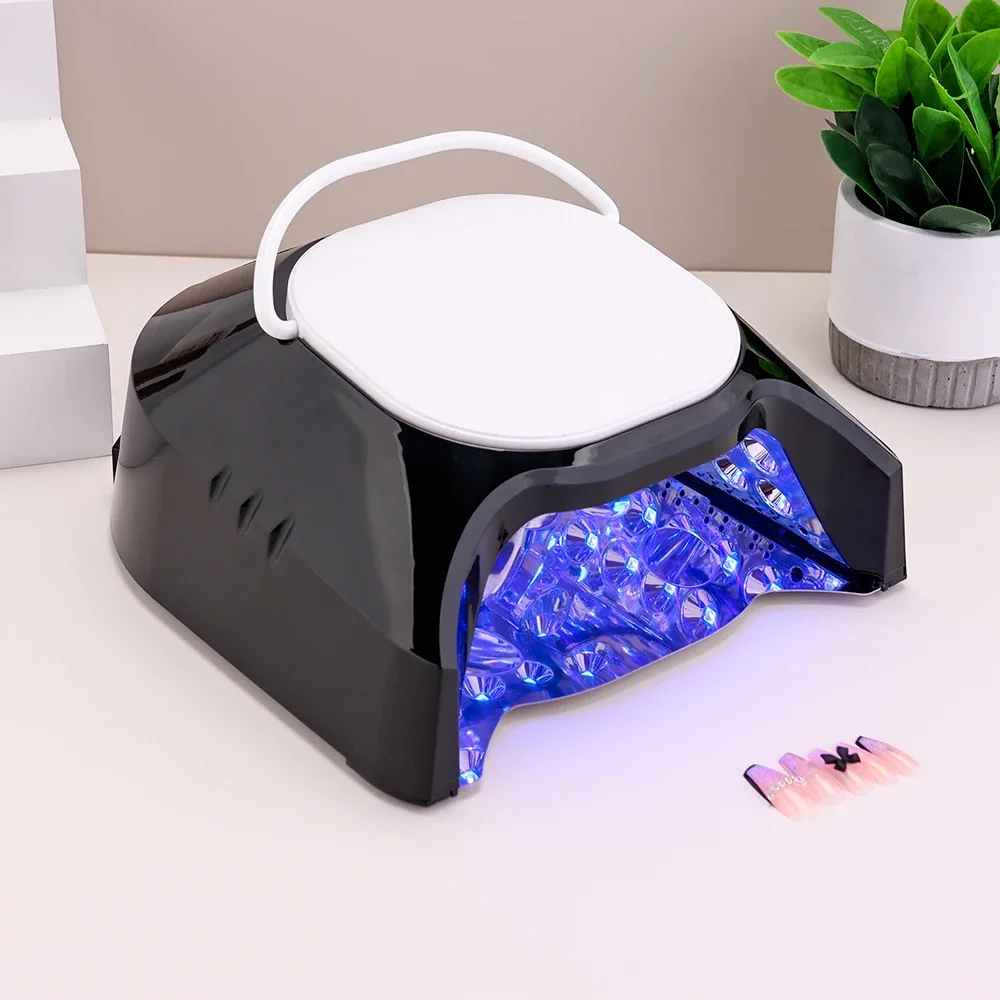 Private-Label-Led-Uv-Nail-Lamp  High Power LCD Display Rechargeable  Professional Led Uv Nail Lamp for Beauty Salon