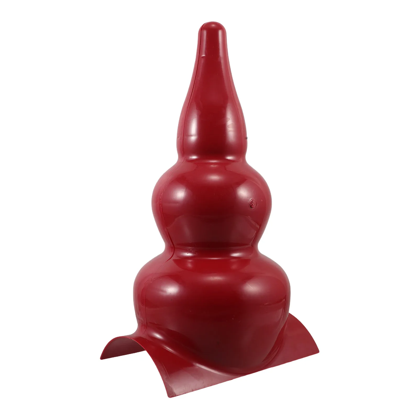 Decorative Roof Tiles High Strength Waterproof Chinese Style Gourd Roof Trim Vintage Architectural Model Ornament Plastic Detail