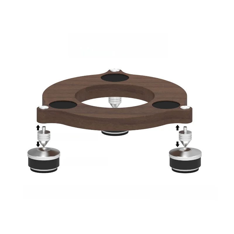 Suitable for Hamanka, audio bracket Glazed crystal 3/4/5 generation desktop bracket Solid wood shock absorber