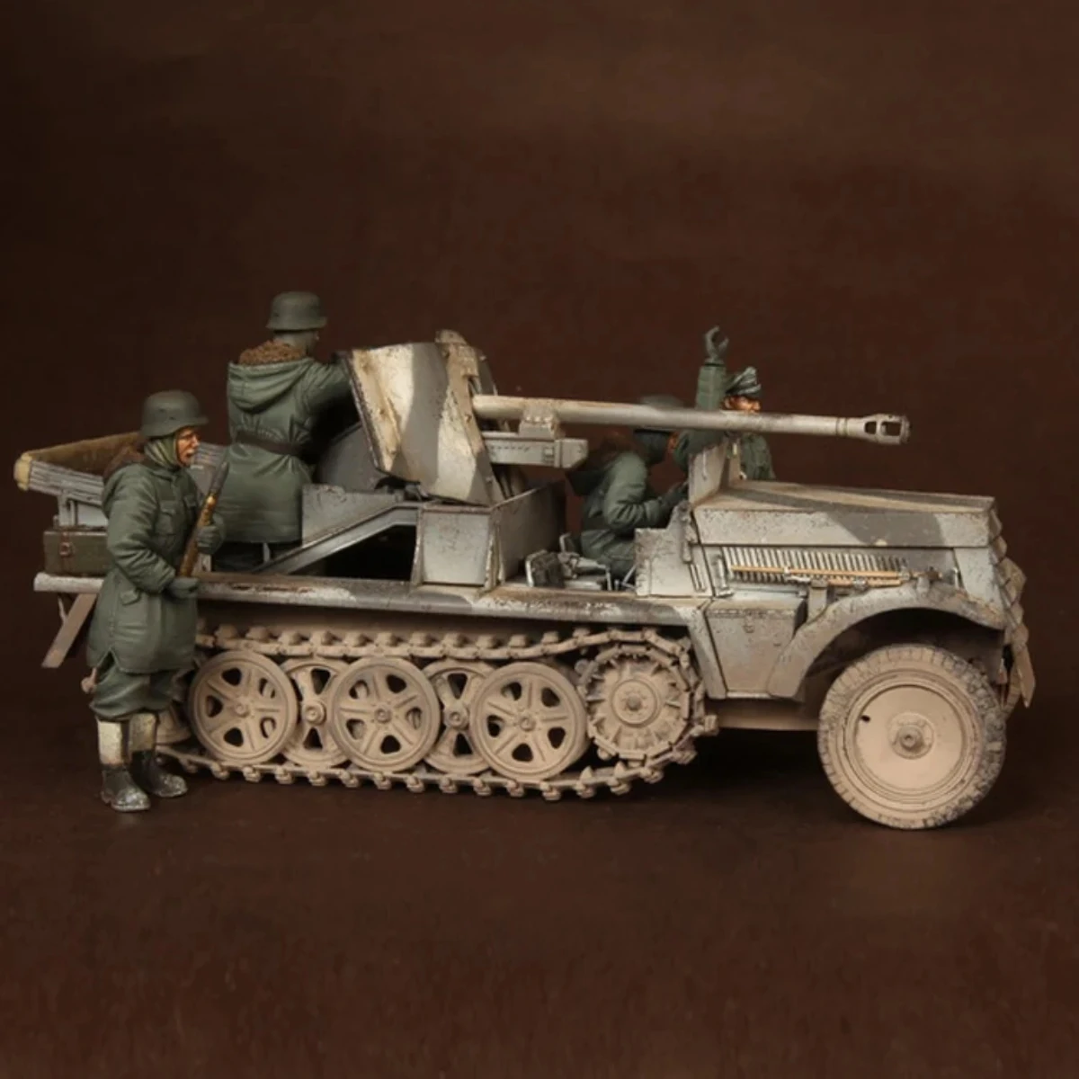 Kit de maquette en résine non peinte, thème militaire, soldat allemand (5 personnes), non assemblé et non peint, GK, 1/35