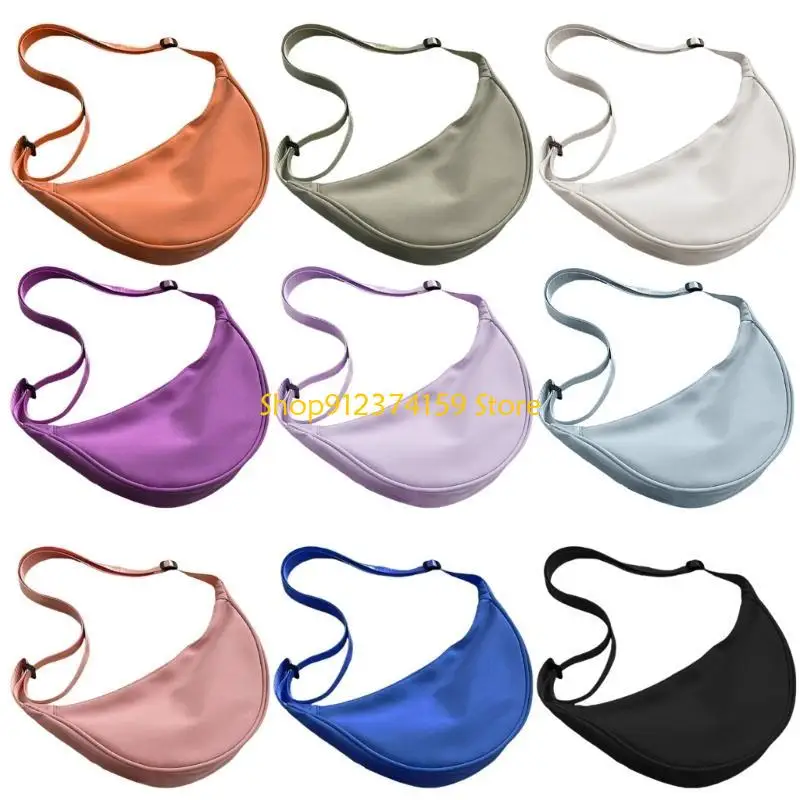 

G5AE Trendy Nylon Shoulder Bag Large Dumpling Purse Casual Women's Crossbody Bags