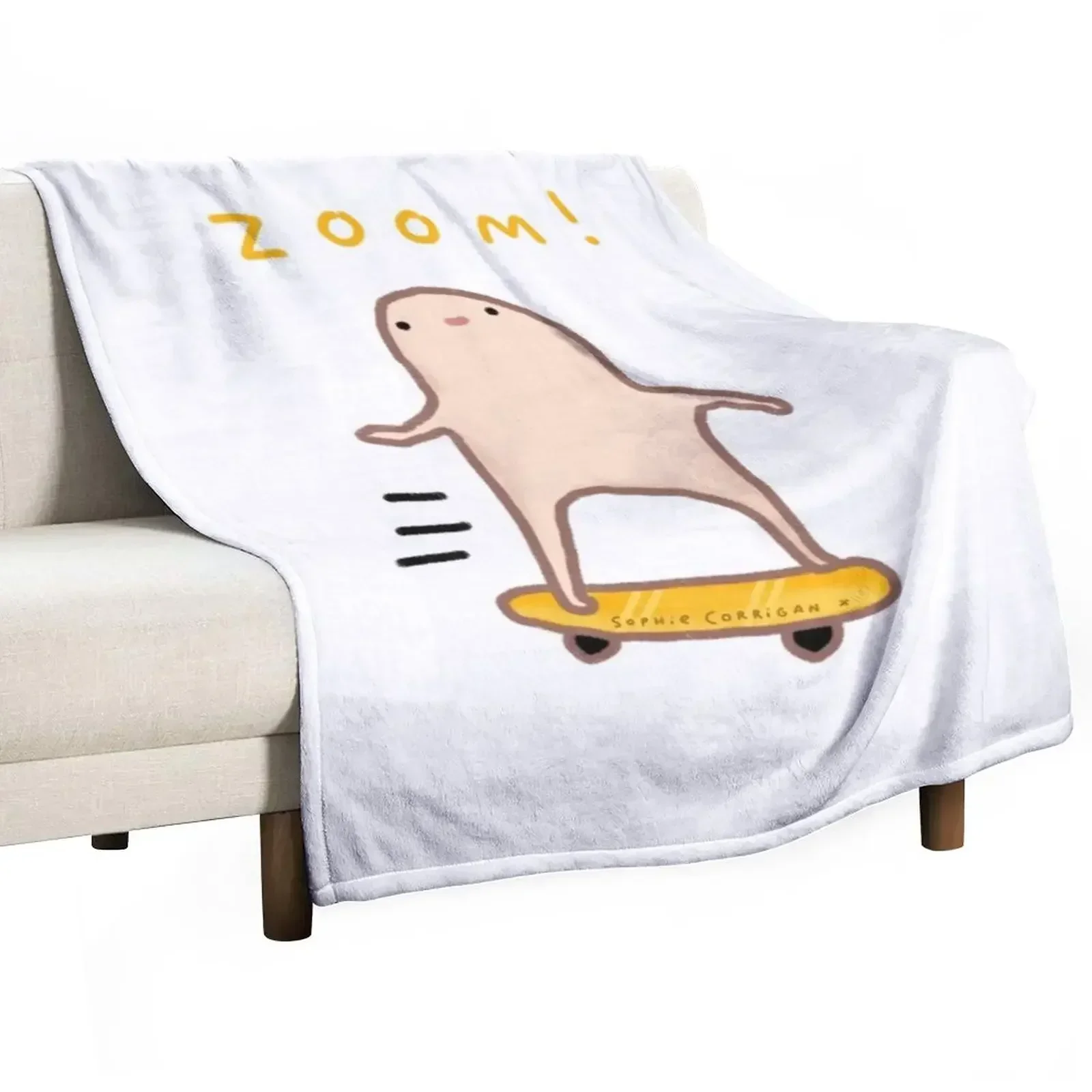 

Honest Blob - Zoom! Throw Blanket Sofa Throw Sofa Quilt Blankets