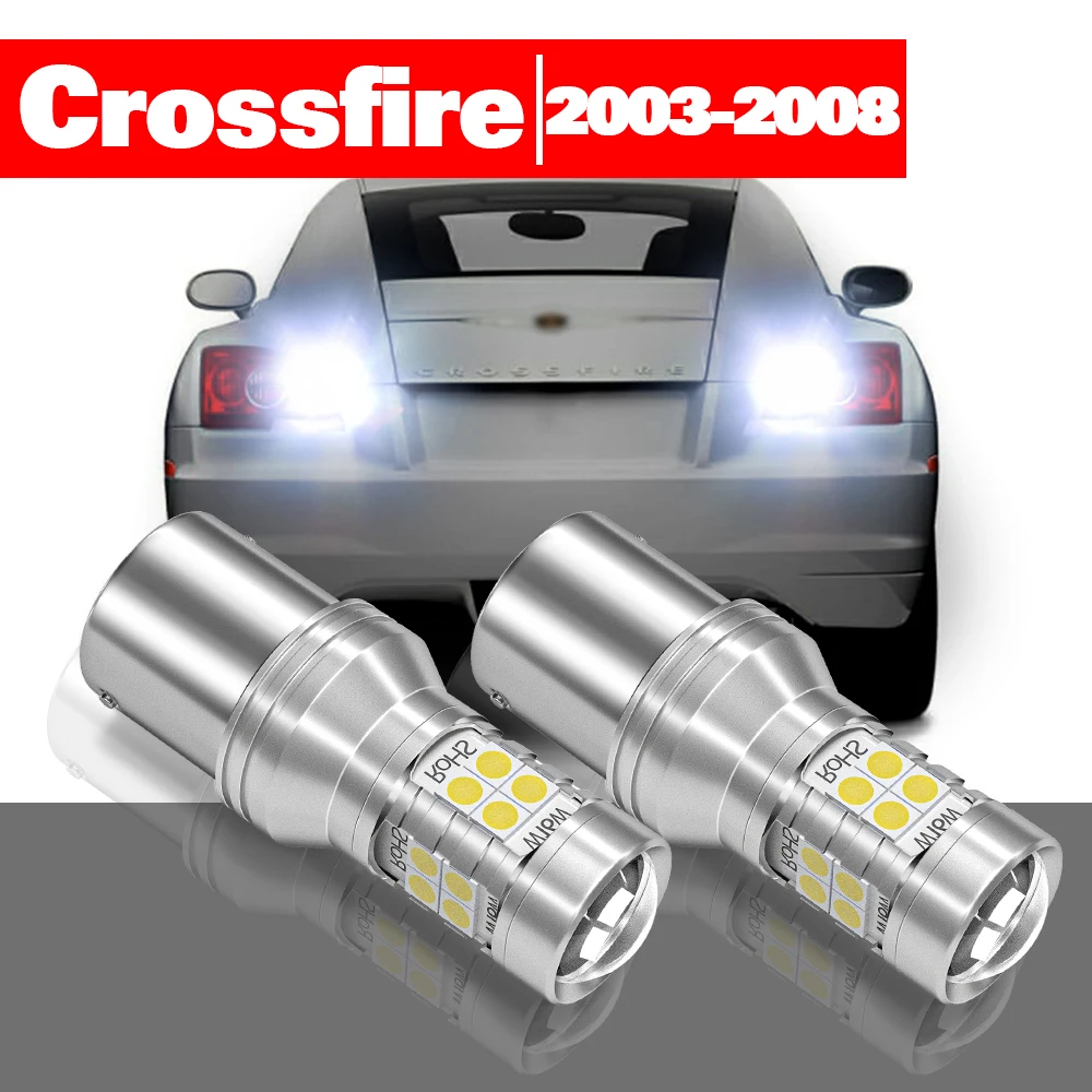 

For Chrysler Crossfire 2003-2008 2pcs LED Reverse Light Backup Lamp Accessories 2004 2005 2006 2007