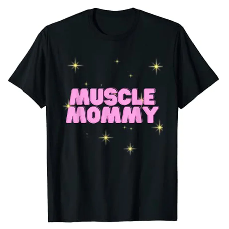 Tee Mother's Day Mama Wife Gifts Gym Muscle Mommy Pump Cover for men T-Shirt Y2k Top Sayings Quote Letter Print Fitness summer