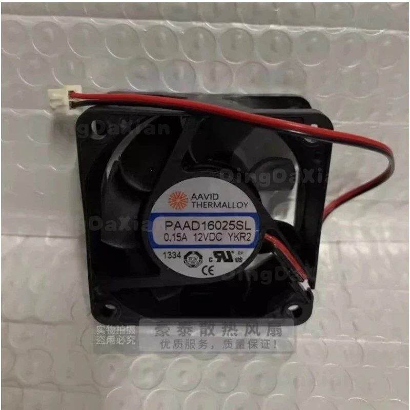 

D 1 шт. для PAAD16025SL DC12V 0.15A 2-контактный бесшумный вентилятор охлаждения